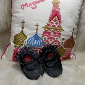Forgotten Princess Black red leather booties